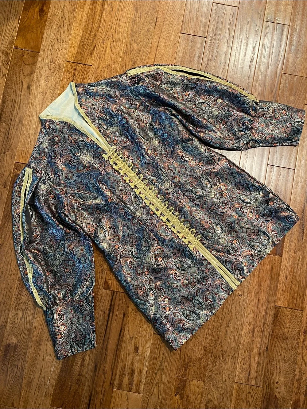 Custom-made brocade Renaissance men’s jacket